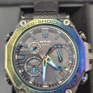Casio MT-G Watch with Vibrant Bezel